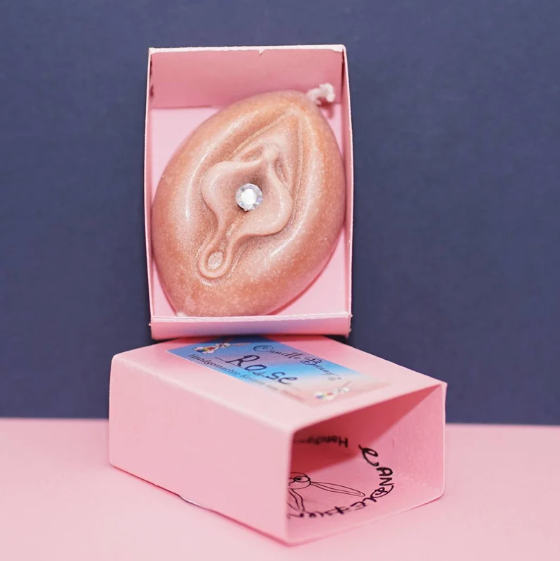 Vagina | Penis Kerz Scherz Geschenk