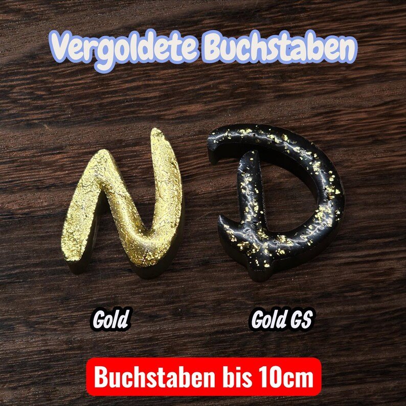 Wandbuchstaben Schriftzug Wandtext - Texturierte Deko Schriftzüge - 1cm Dick - Wandbeschriftung für Zuhause, Büro oder Geschäft – Bild 2