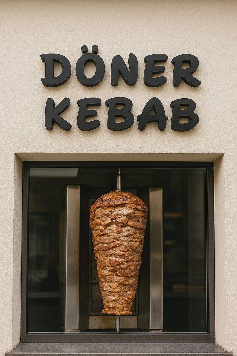 Wandbuchstaben Schriftzug Wandtext - Texturierte Deko Schriftzüge - 1cm Dick - Wandbeschriftung für Zuhause, Büro oder Geschäft