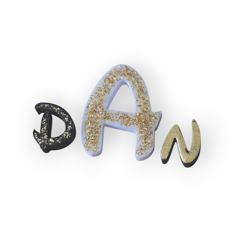 Wandbuchstaben Schriftzug Wandtext - Texturierte Deko Schriftzüge - 1cm Dick - Wandbeschriftung für Zuhause, Büro oder Geschäft – Bild 11