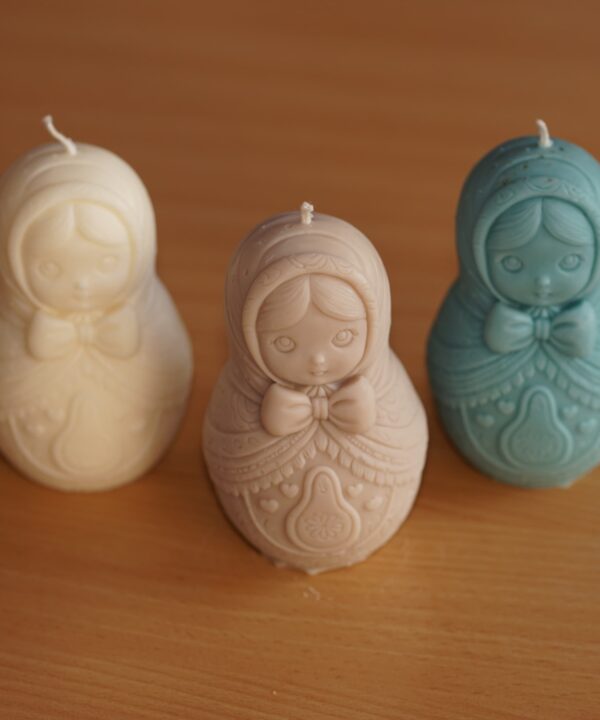 Russische Puppen Kerze