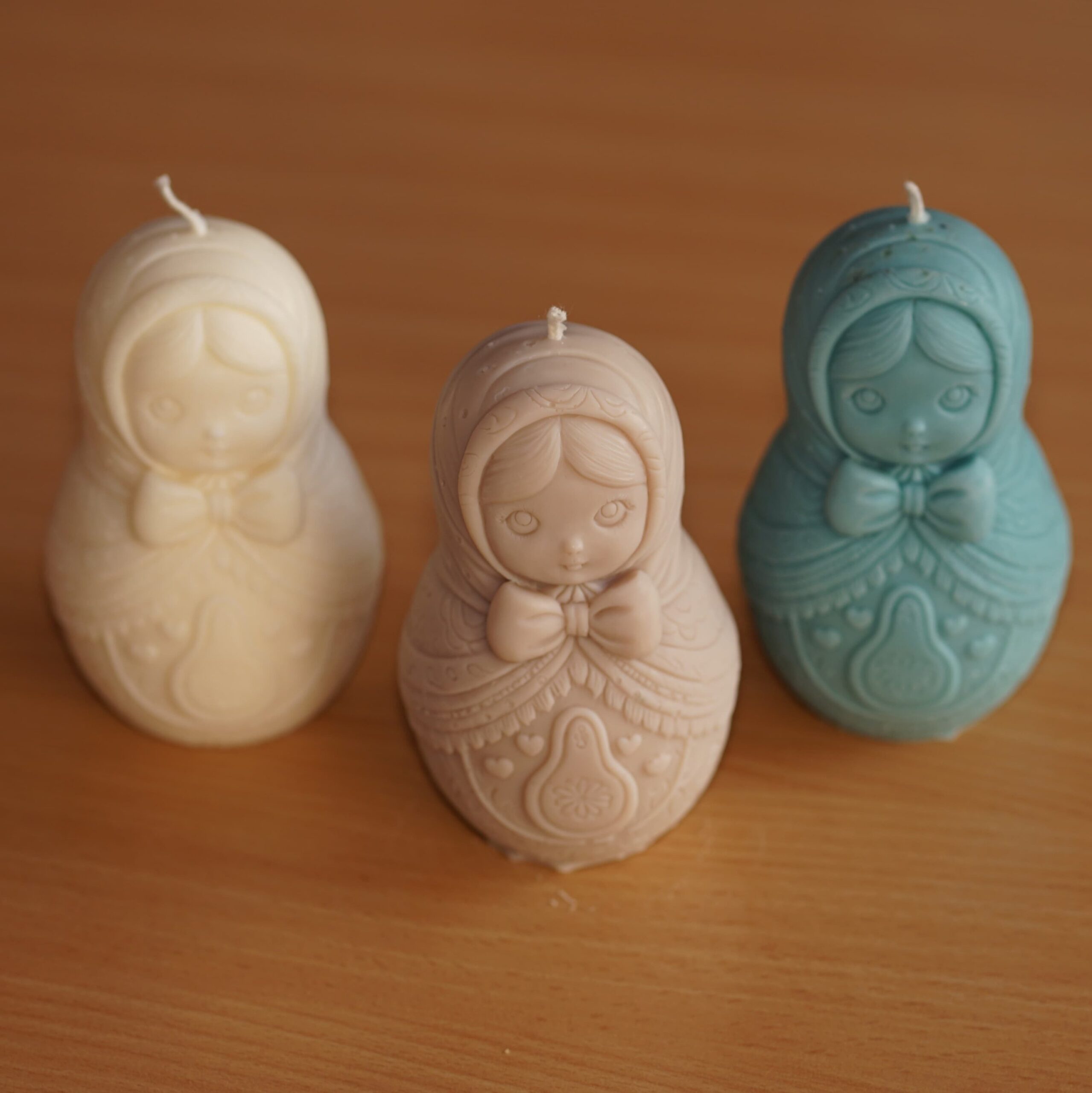 Russische Puppen Kerze